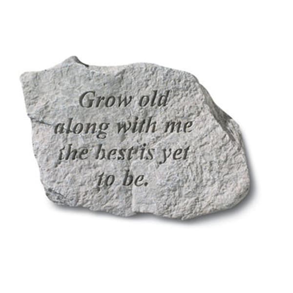 Kay Berry Grow Old Along With Me-The Best Is Yet To Be - Memorial - 5 Inches X 3.25 Inches 73120 - main